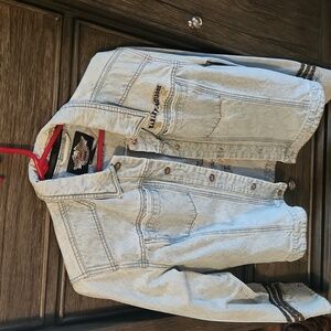 Vintage Harley Davidson jean jacket